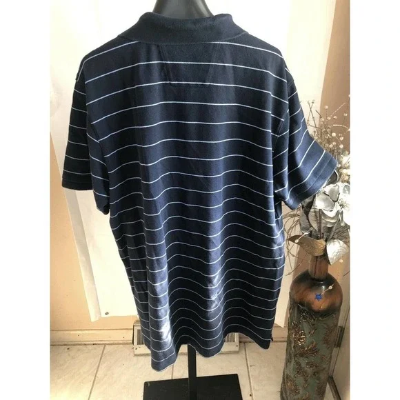 Nautica Men's Striped T Shirt Sleeve Collar Polo Shir - Picture 10 of 12